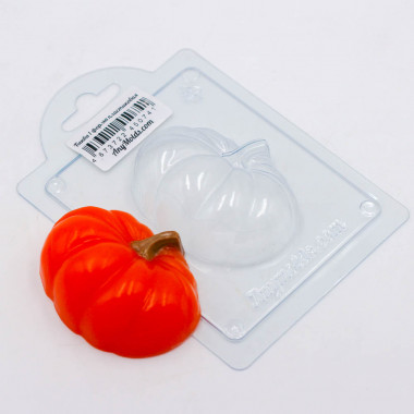 Тыква 1 форма пластиковая — ANYMOLDS ПРОИЗВОДСТВО ПЛАСТИКОВЫХ ФОРМ ДЛЯ МЫЛА, ШОКОЛАДА, ГИПСА