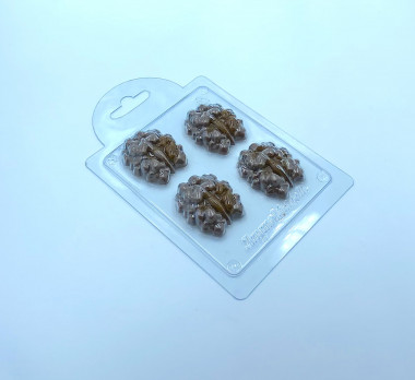 Грецкий орех Мини форма пластиковая — ANYMOLDS ПРОИЗВОДСТВО ПЛАСТИКОВЫХ ФОРМ ДЛЯ МЫЛА, ШОКОЛАДА, ГИПСА