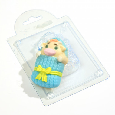 Новорожденный бычок форма пластиковая — ANYMOLDS ПРОИЗВОДСТВО ПЛАСТИКОВЫХ ФОРМ ДЛЯ МЫЛА, ШОКОЛАДА, ГИПСА