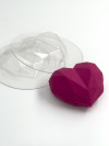 Сердце алмазное комплект (2шт) из пластика для бомбочек фото 2 — ANYMOLDS ПРОИЗВОДСТВО ПЛАСТИКОВЫХ ФОРМ ДЛЯ МЫЛА, ШОКОЛАДА, ГИПСА
