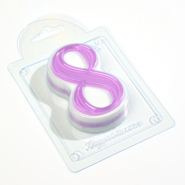 Восьмерка форма пластиковая — ANYMOLDS ПРОИЗВОДСТВО ПЛАСТИКОВЫХ ФОРМ ДЛЯ МЫЛА, ШОКОЛАДА, ГИПСА