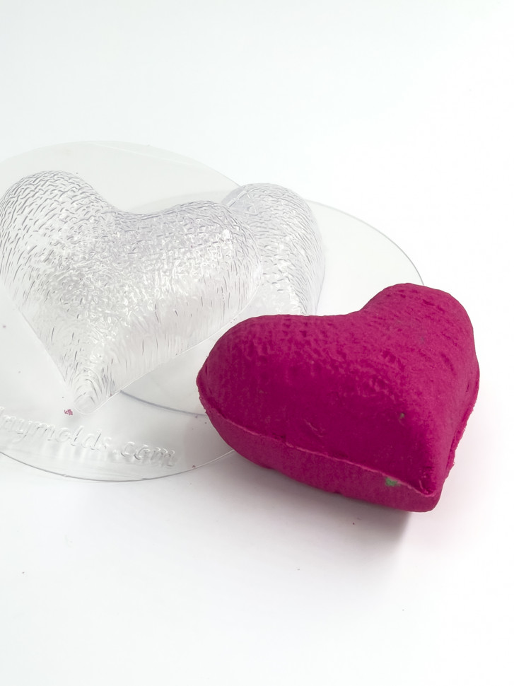 Сердечко из ниток комплект (2шт) из пластика для бомбочек фото 1 — ANYMOLDS ПРОИЗВОДСТВО ПЛАСТИКОВЫХ ФОРМ ДЛЯ МЫЛА, ШОКОЛАДА, ГИПСА
