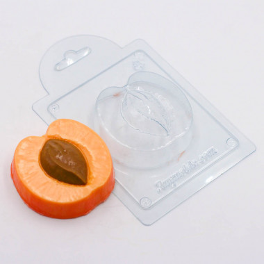 Абрикос форма пластиковая — ANYMOLDS ПРОИЗВОДСТВО ПЛАСТИКОВЫХ ФОРМ ДЛЯ МЫЛА, ШОКОЛАДА, ГИПСА