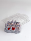 Семья котиков форма пластиковая фото 1 — ANYMOLDS ПРОИЗВОДСТВО ПЛАСТИКОВЫХ ФОРМ ДЛЯ МЫЛА, ШОКОЛАДА, ГИПСА