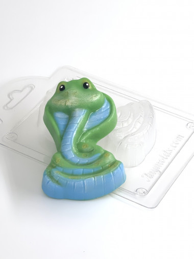Змея Кобра форма пластиковая — ANYMOLDS ПРОИЗВОДСТВО ПЛАСТИКОВЫХ ФОРМ ДЛЯ МЫЛА, ШОКОЛАДА, ГИПСА