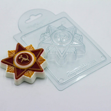 Орден форма пластиковая — ANYMOLDS ПРОИЗВОДСТВО ПЛАСТИКОВЫХ ФОРМ ДЛЯ МЫЛА, ШОКОЛАДА, ГИПСА